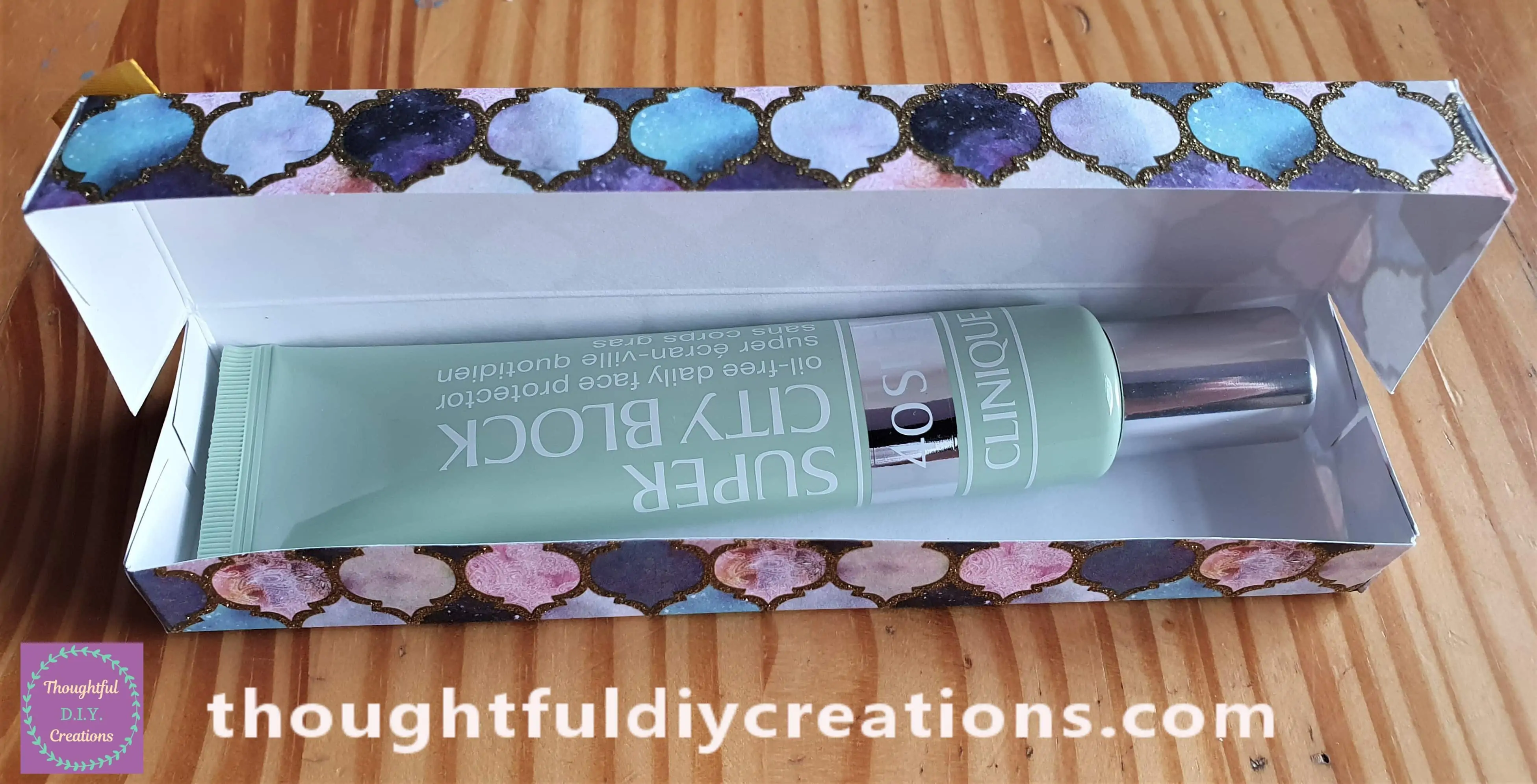 I put my Clinique SPF into the Box and it Fit perfectly.