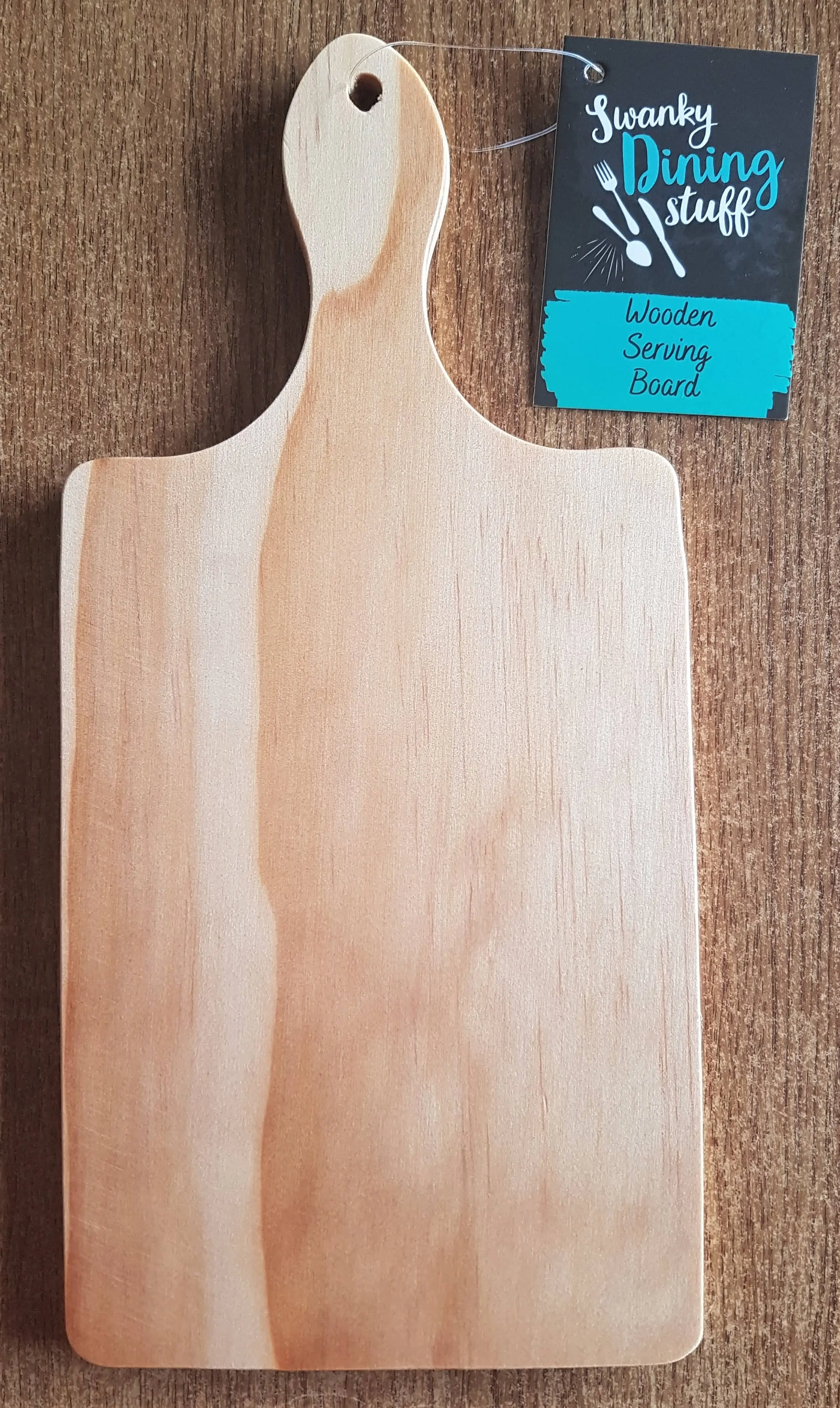I bought a Wooden Serving Board in Dealz Poundland in the U.K a few months ago.
