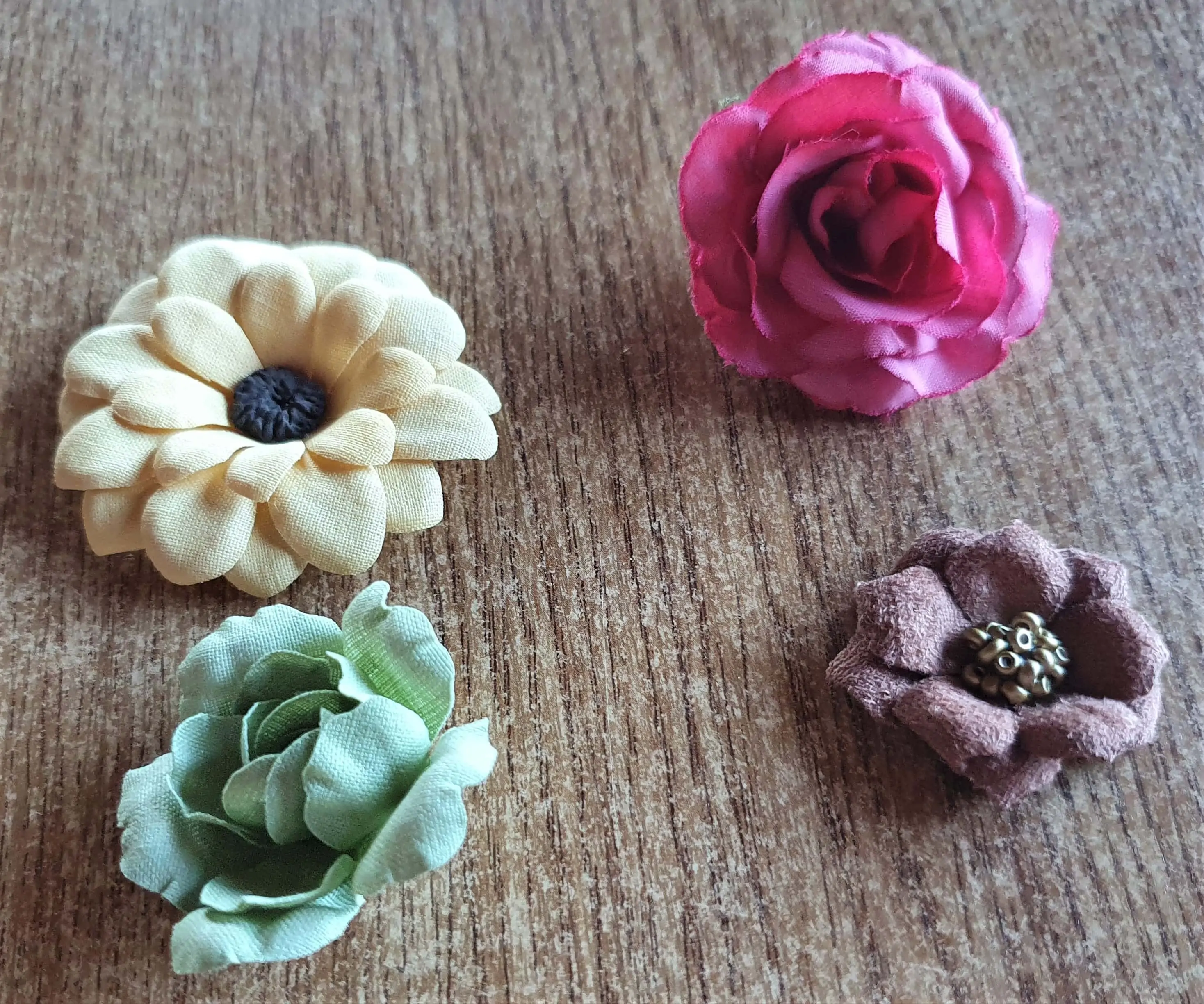 I chose 4 Autumn Flowers from my Supplies.