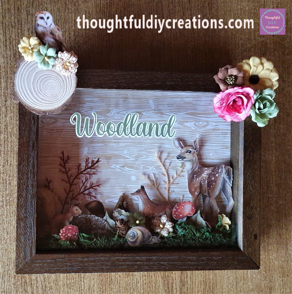 This Completed my Woodland Frame.