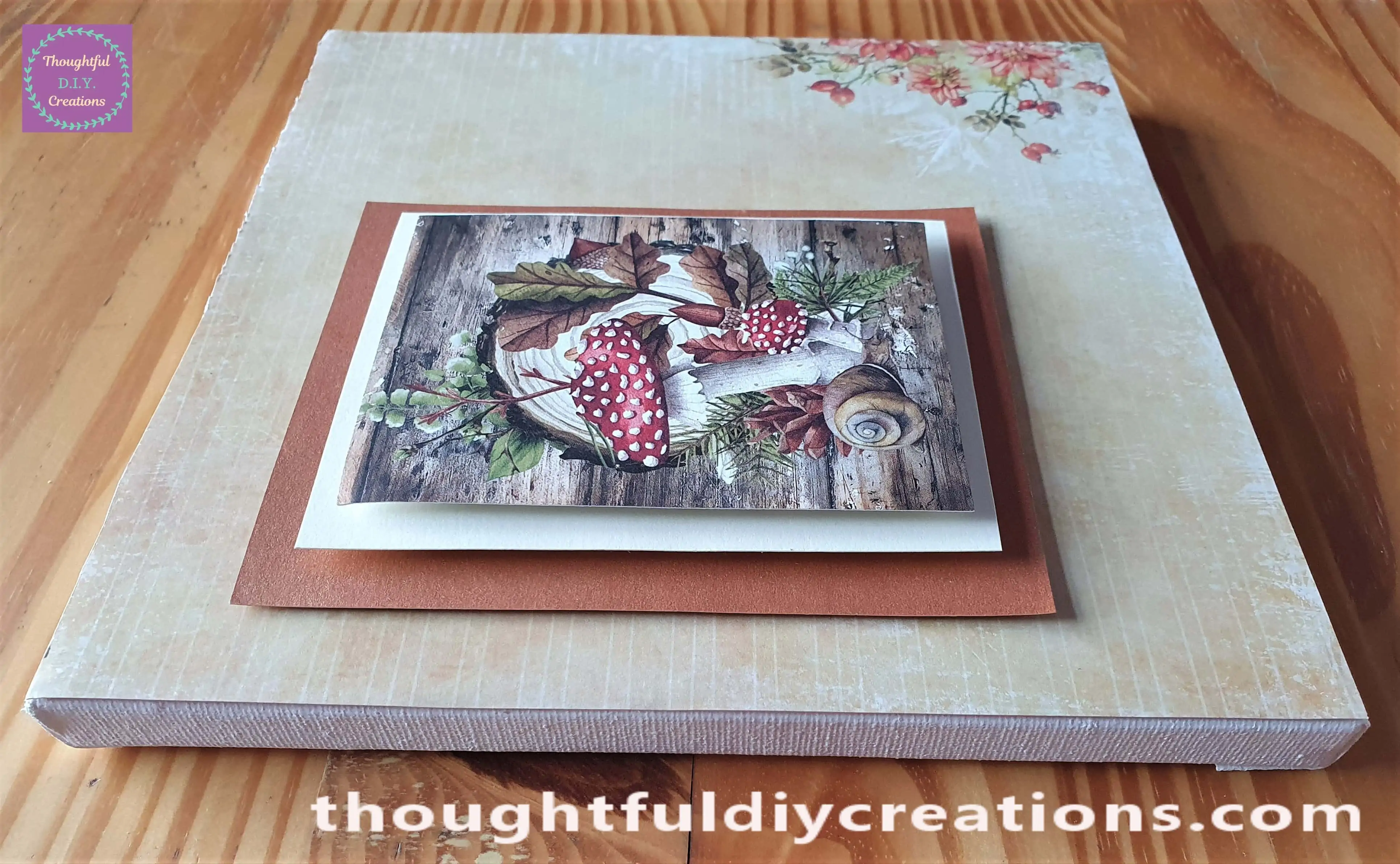 Here is a Side View of the Canvas showing the different Dimensions.