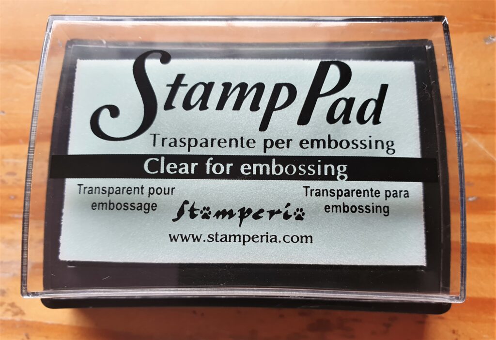 I got my Clear Embossing Ink.