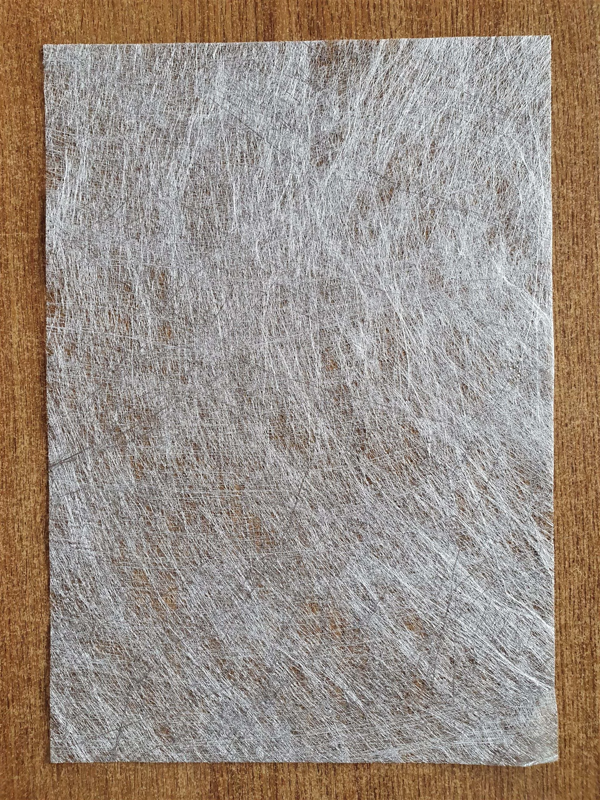 I got a Sheet of Silver Fabric Paper.