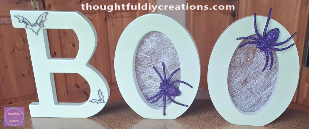 Here are the finished Letters Standing Up-Right.