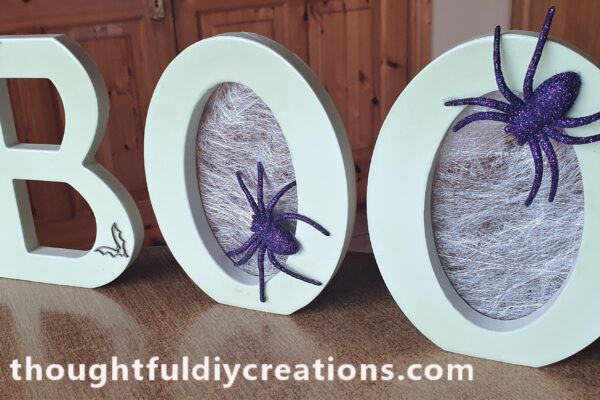 BOO Letters Halloween Craft