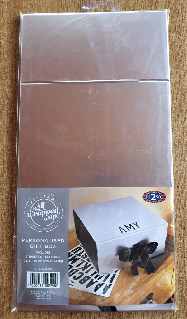 I bought a Silver Gift Box Set in my local Homesavers Store.