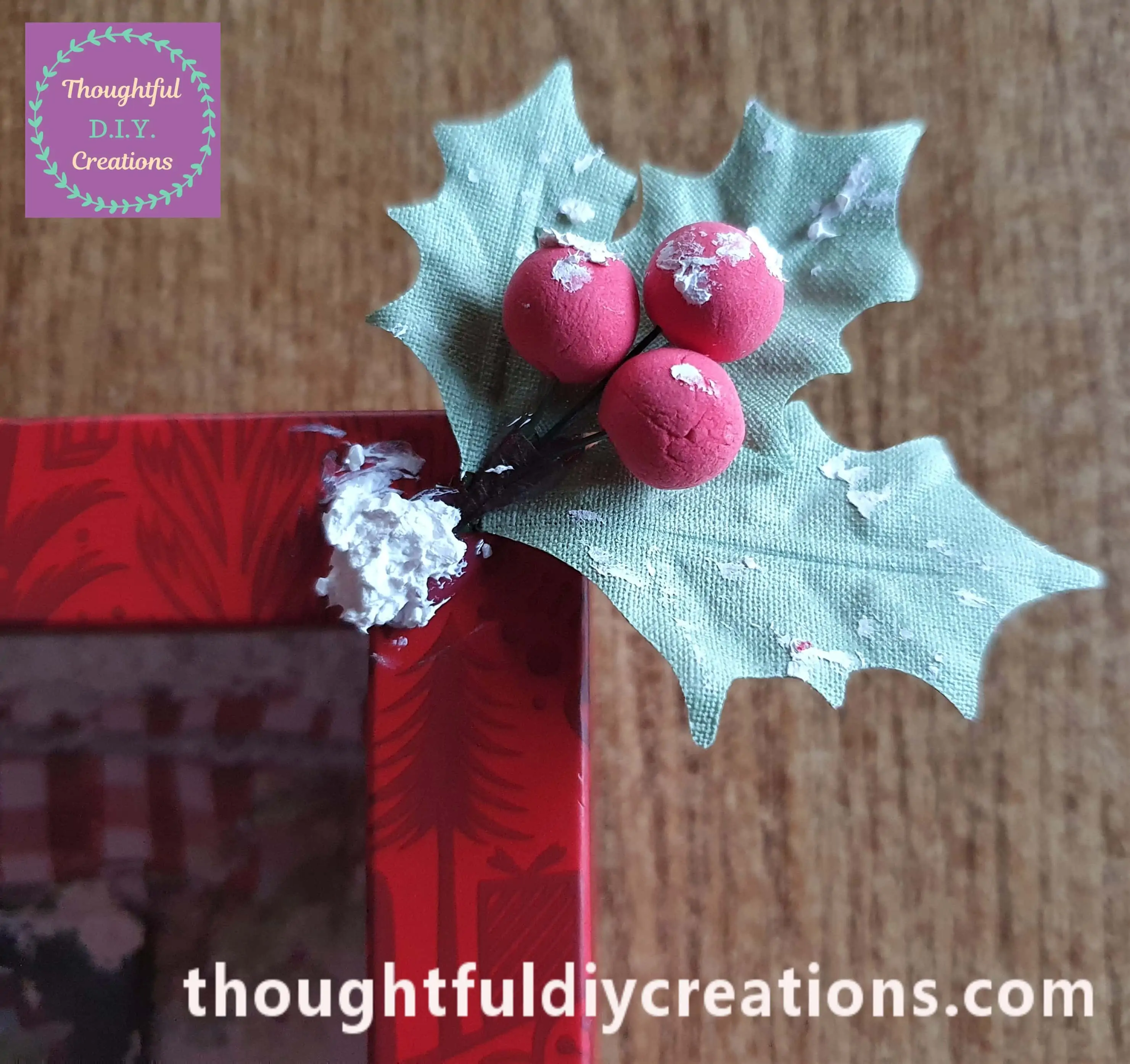 The Holly with Snow Paste.