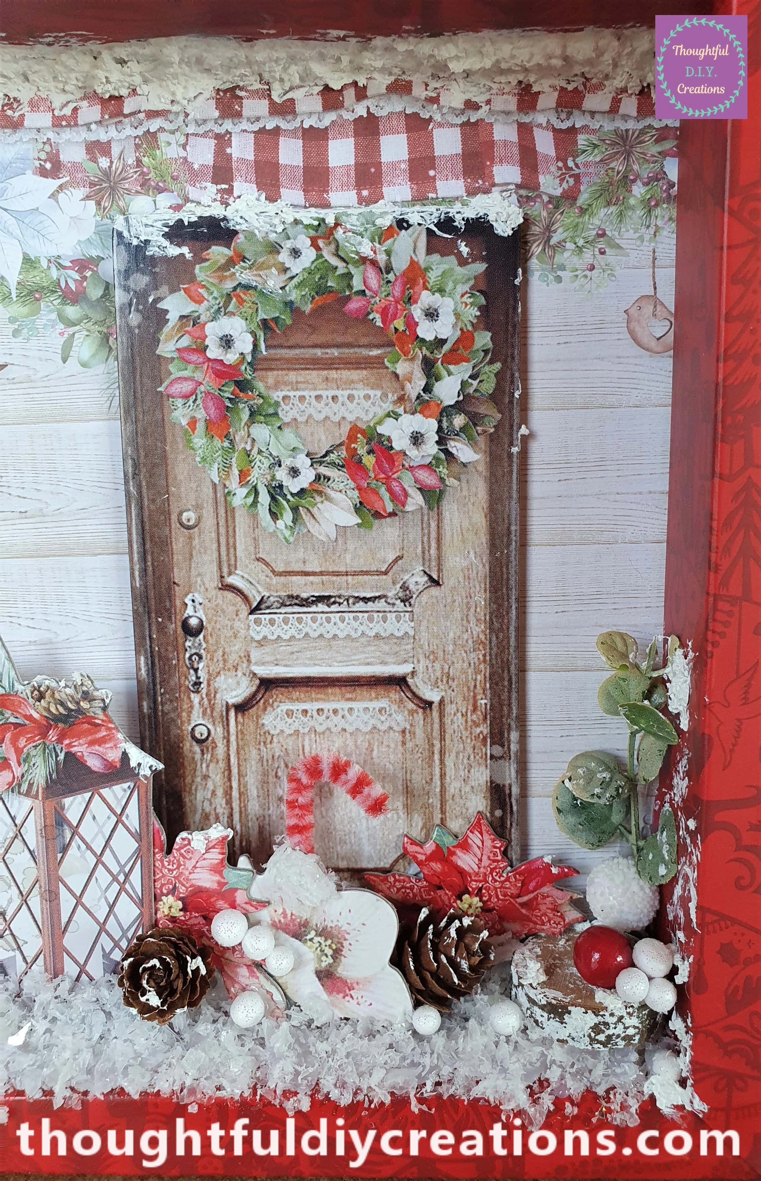 Some Close-Up Images of the Christmas Craft.