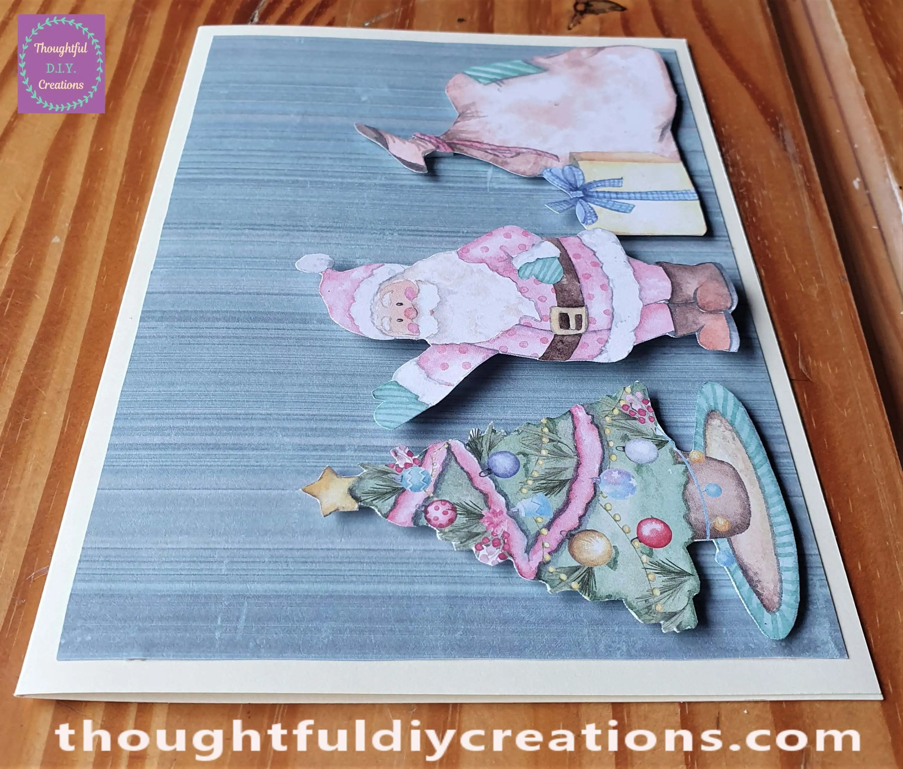 Below is a Side angle of the Card so far.