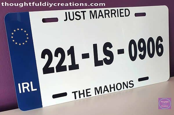 Personalised Car License Plate