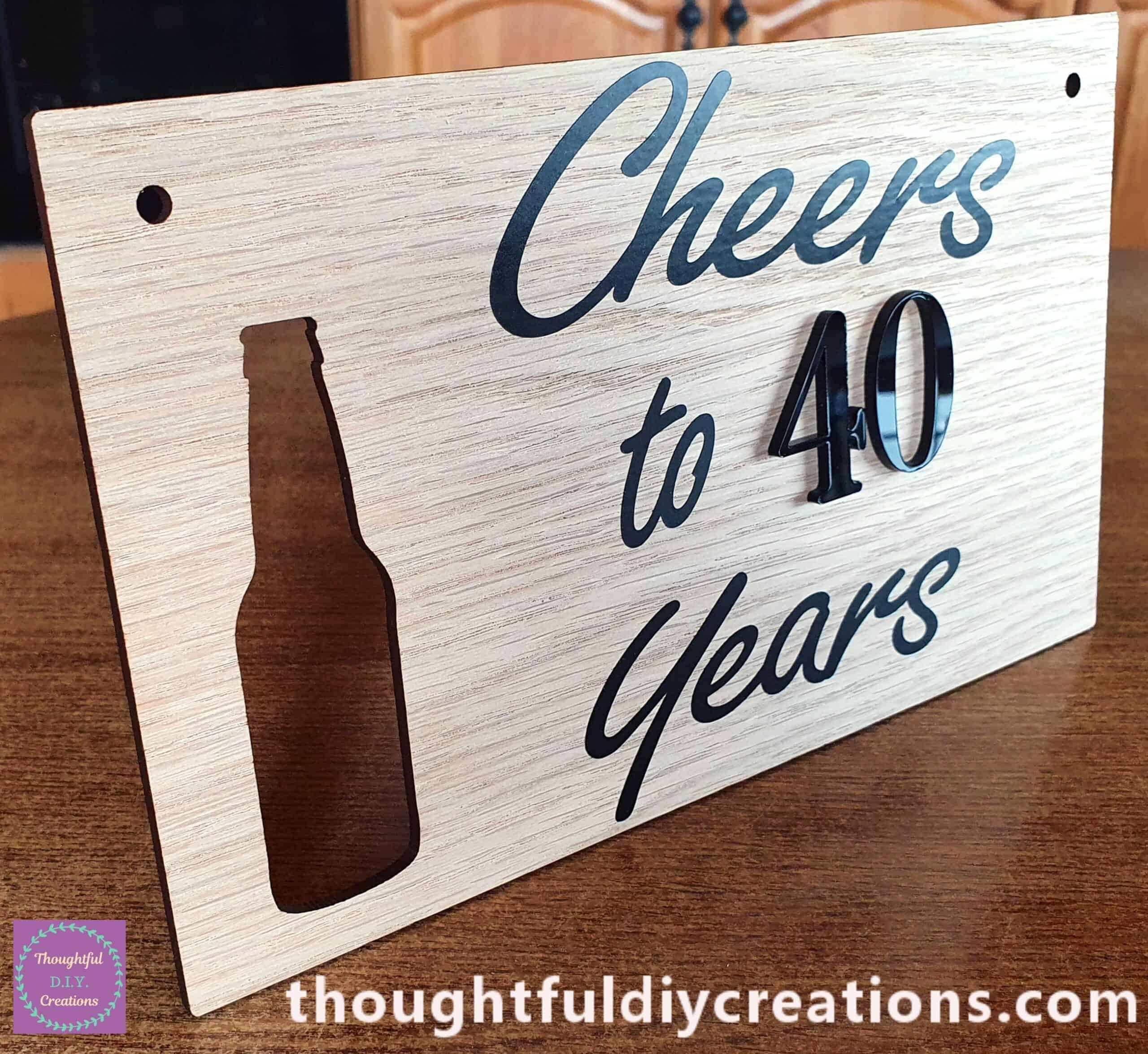 Personalised Beer Sign