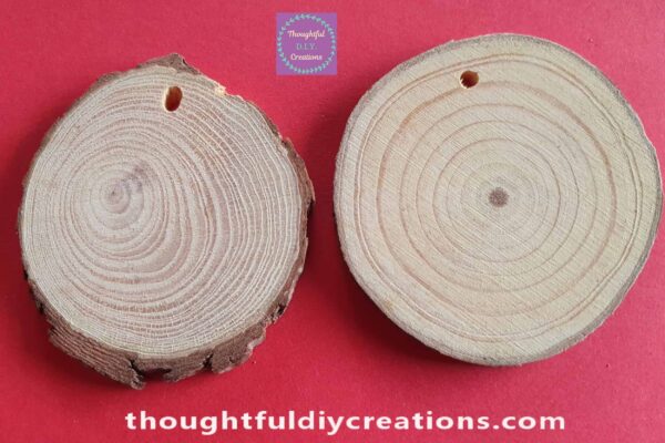 Personalised Wood Slice Ornament