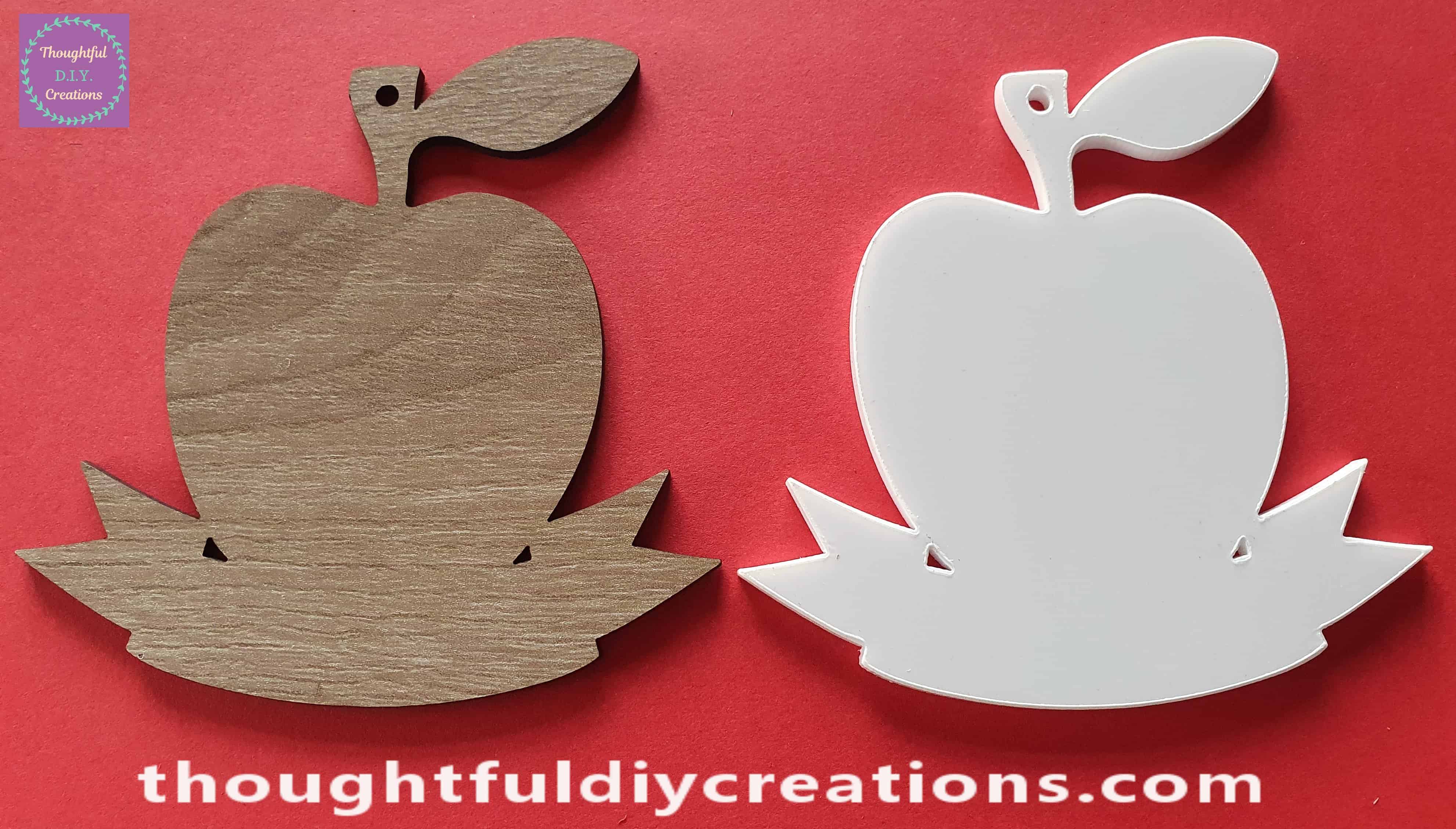 Personalised Apple Ornament