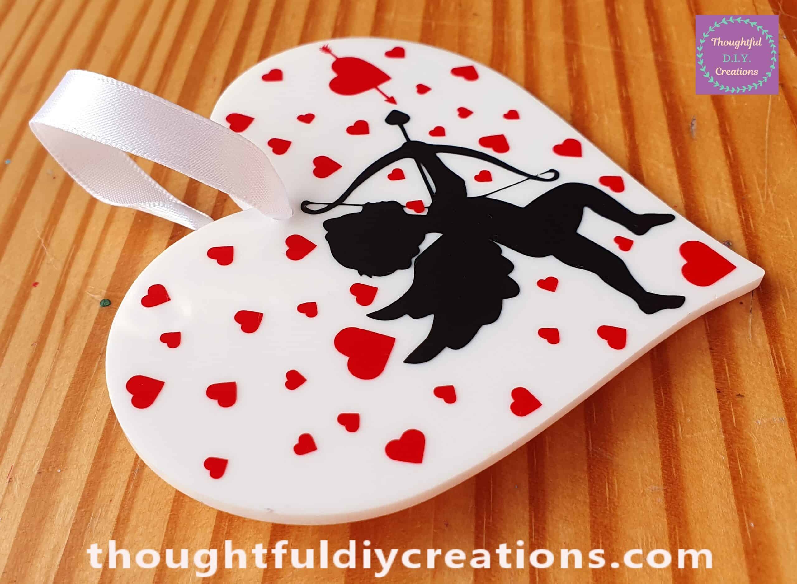 Cupid Silhouette Heart