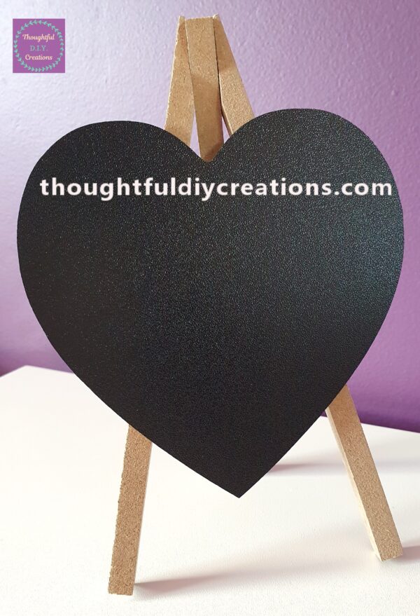 Custom Heart Easel