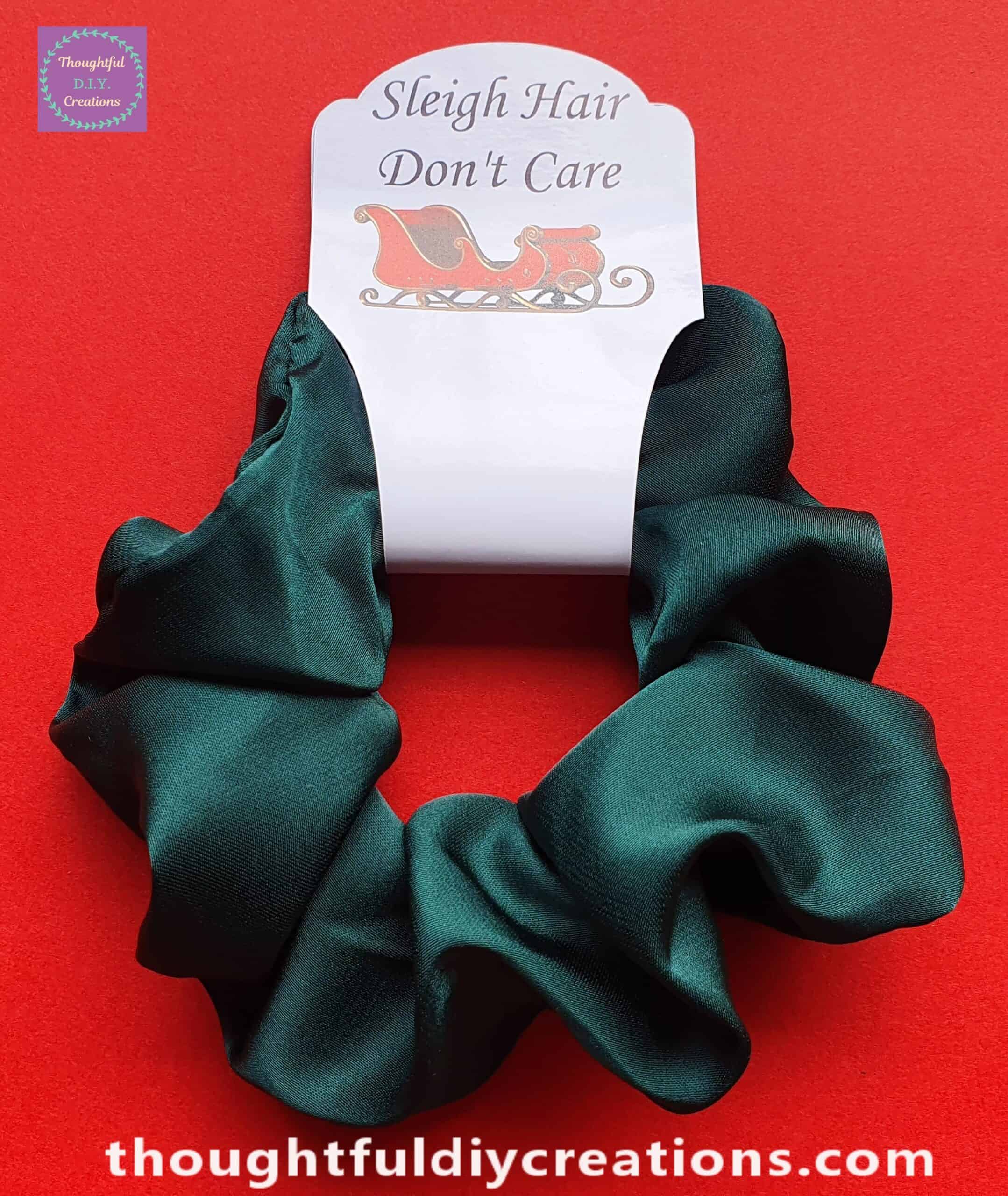 Sleigh Hair Tag & Scrunchie