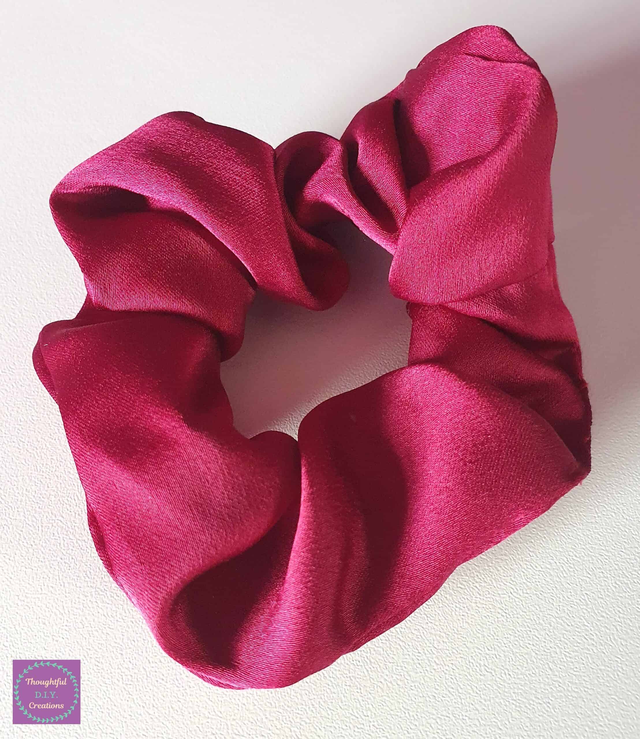 Burgundy Scrunchie