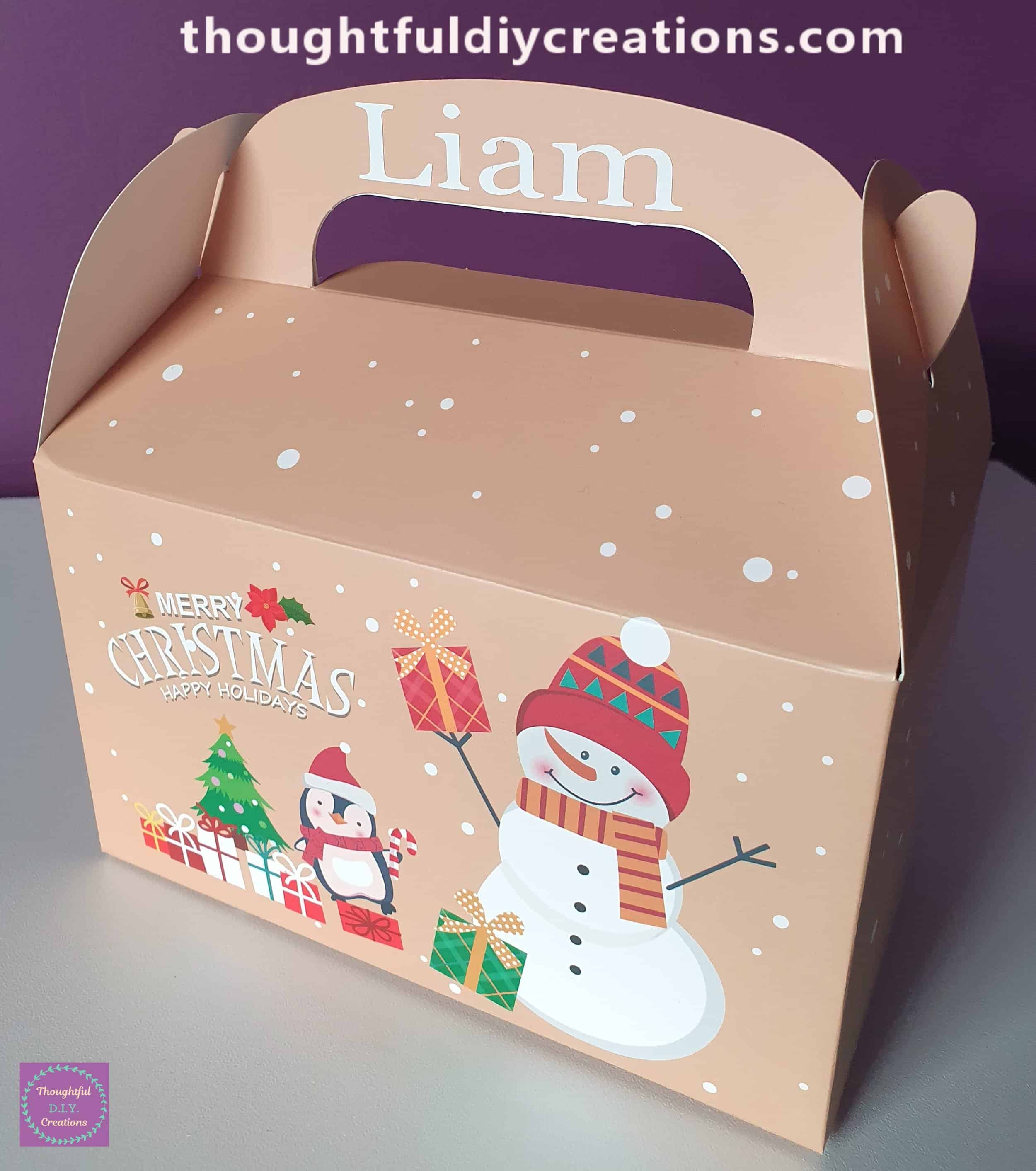 Personalised Snowman Box