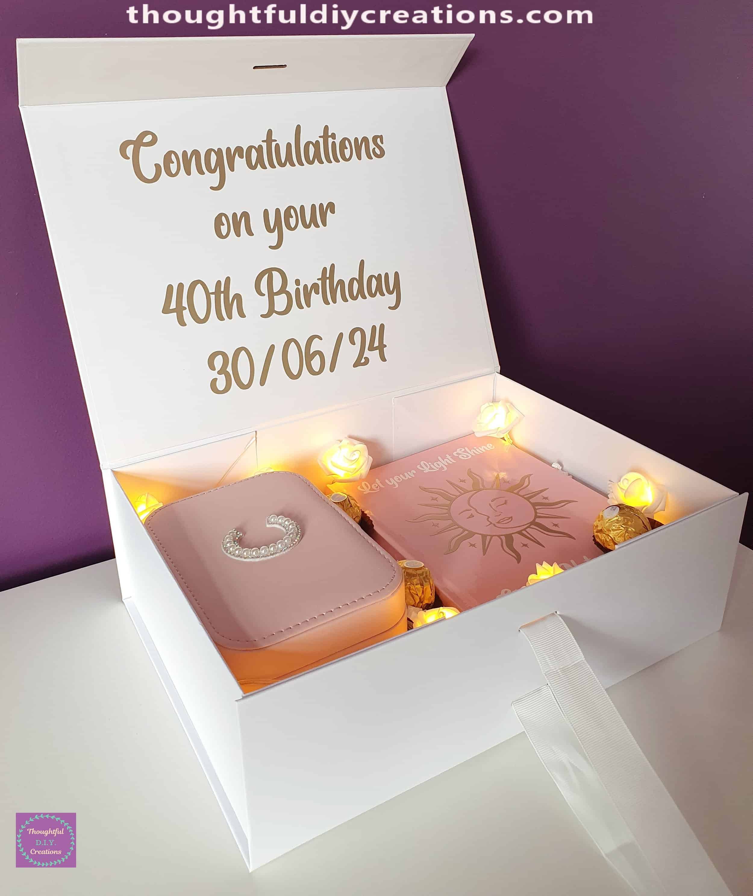 40th Birthday Gift Box