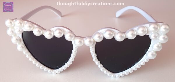 White Heart Sunglasses