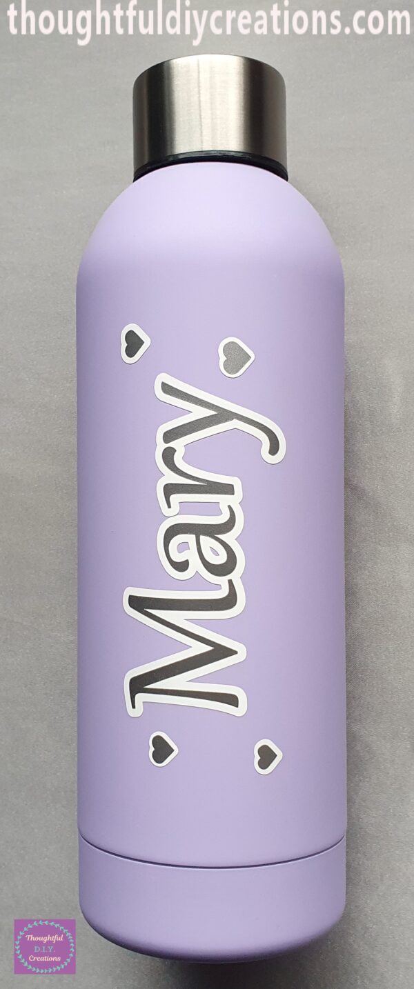 Personalised Purple Bottle