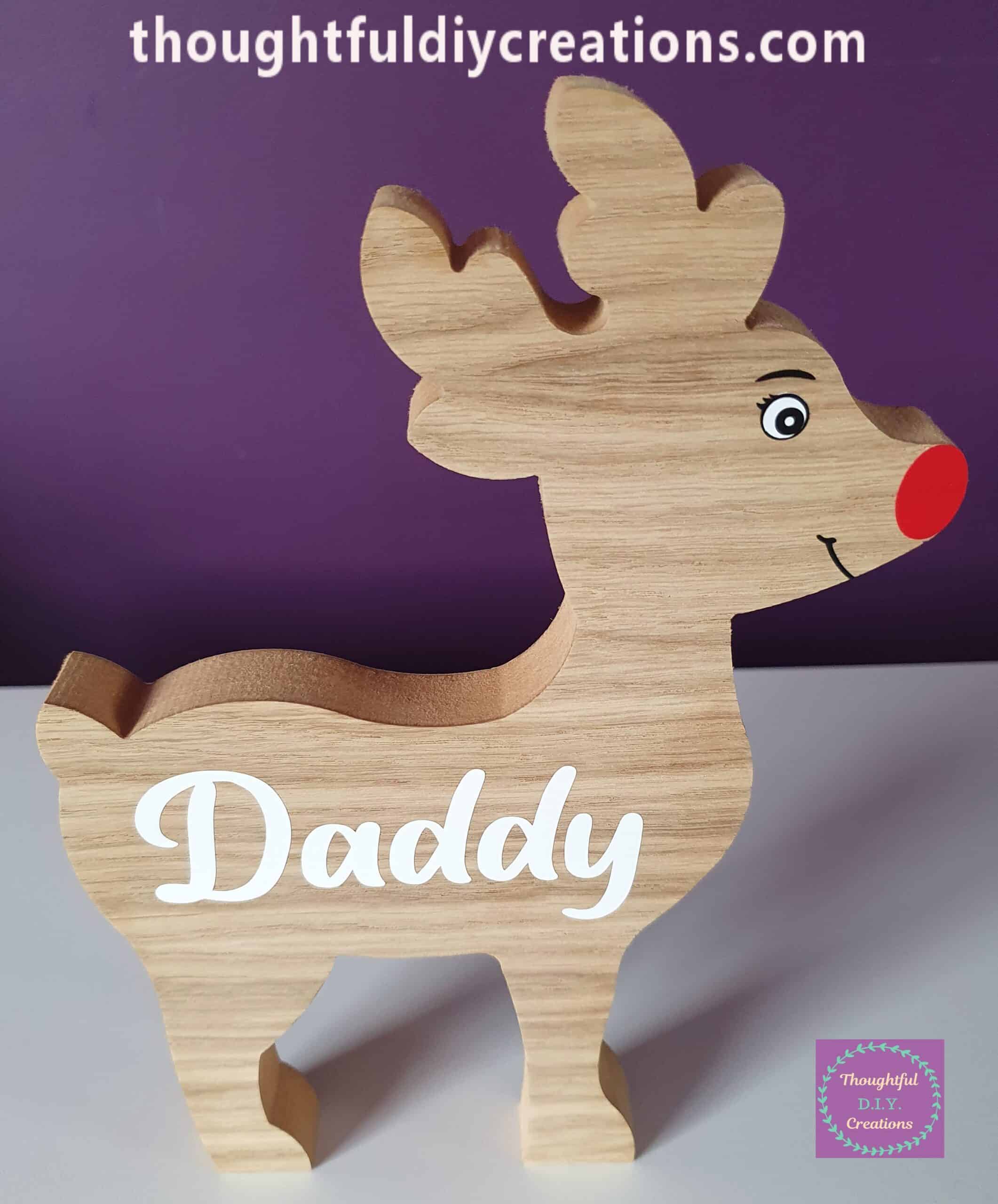 Personalised Reindeer