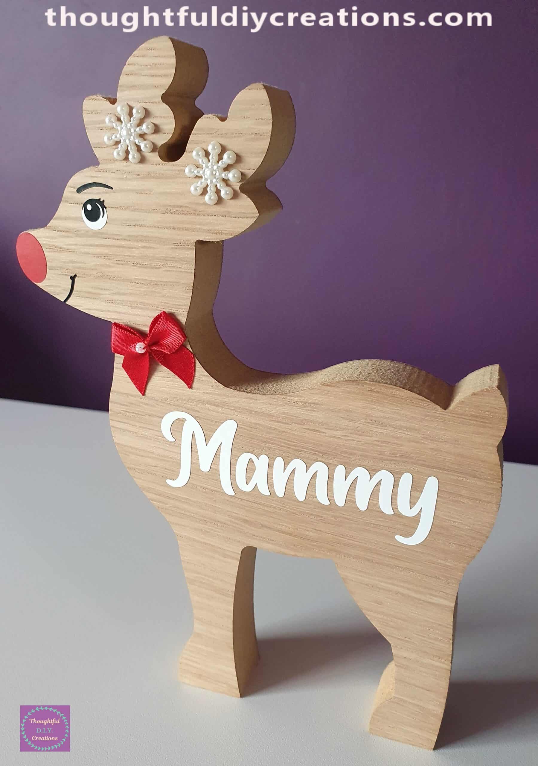 Personalised Reindeer