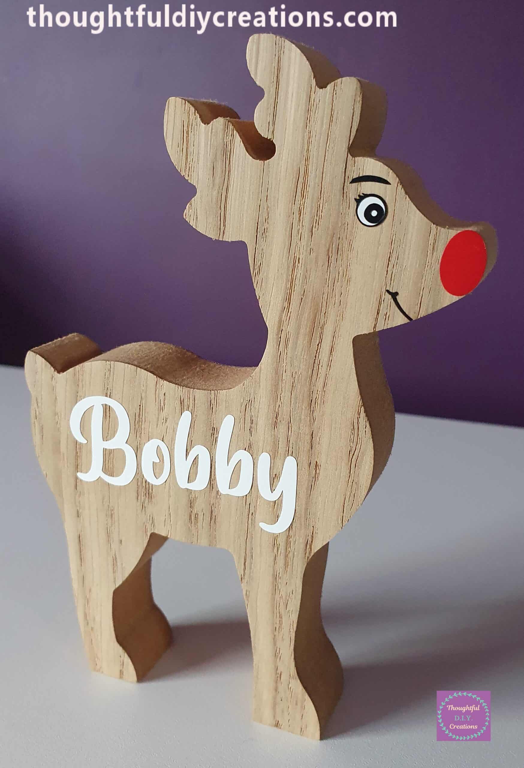 Personalised Reindeer