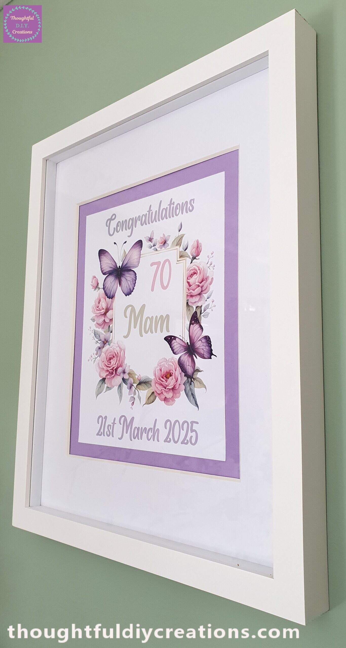 Custom Birthday Frame