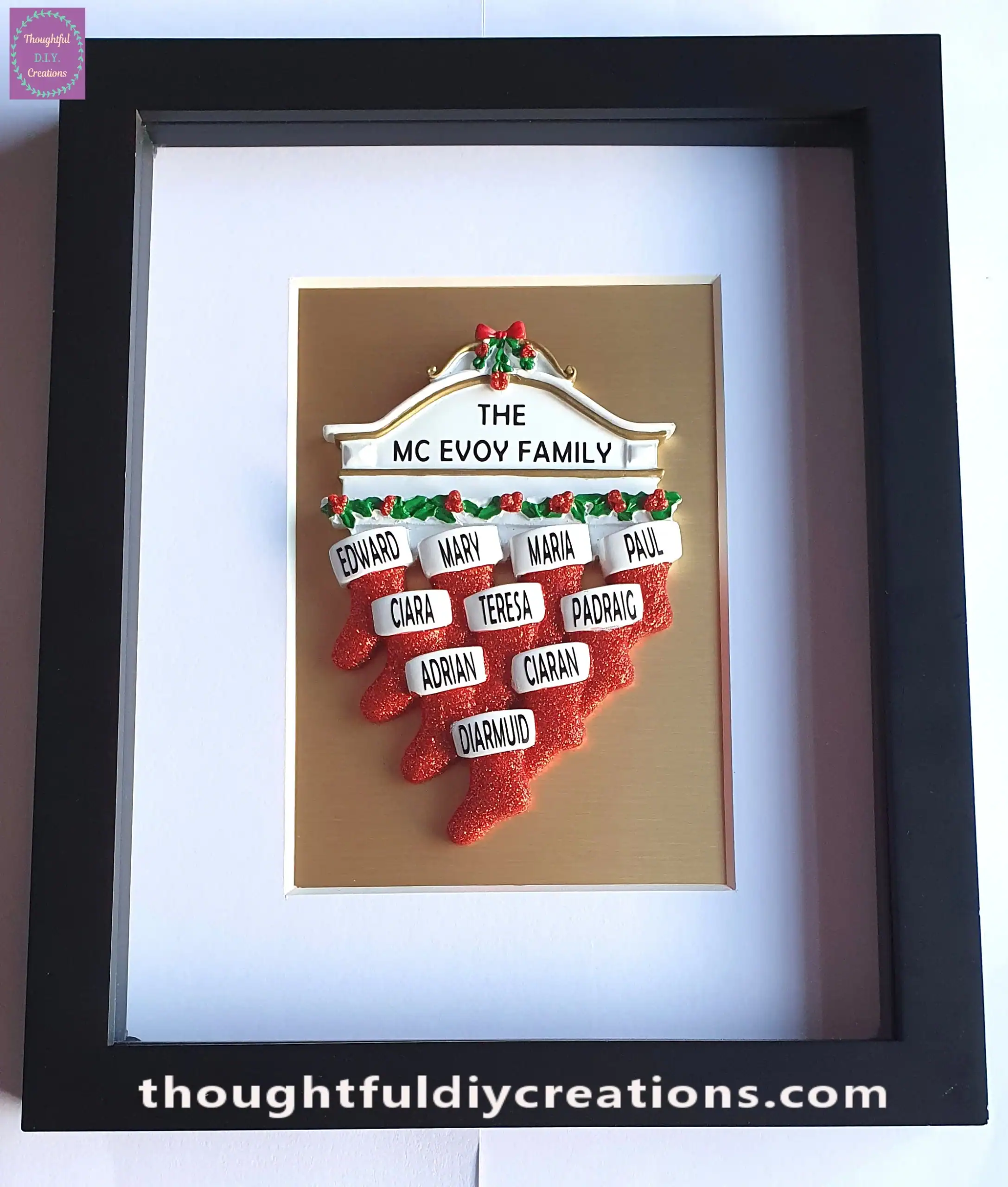 Family Christmas Frame