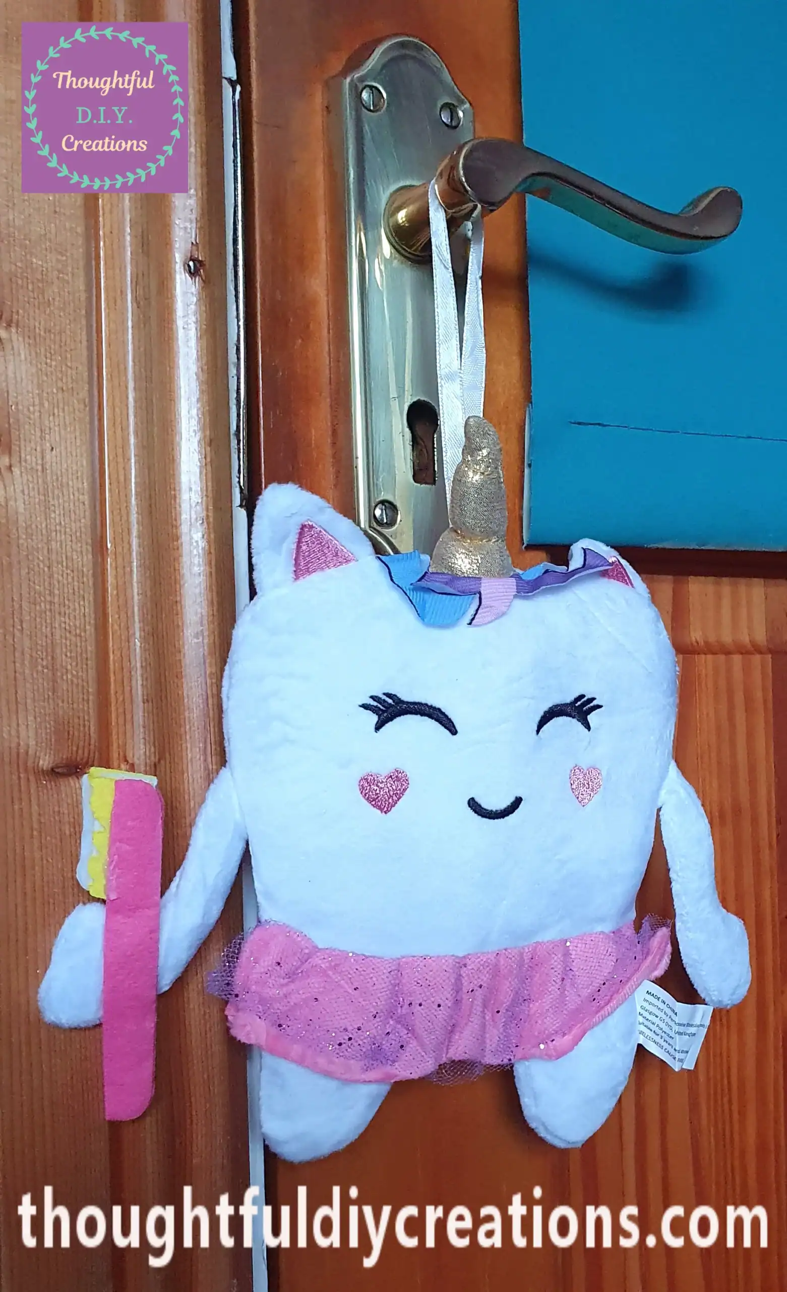 Personalised Unicorn Tooth Fairy Pillow