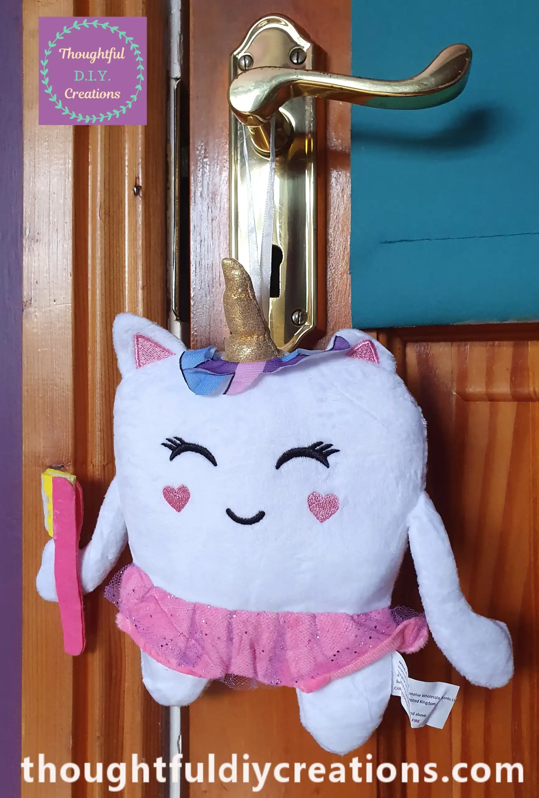 Unicorn Tooth Fairy Cushion