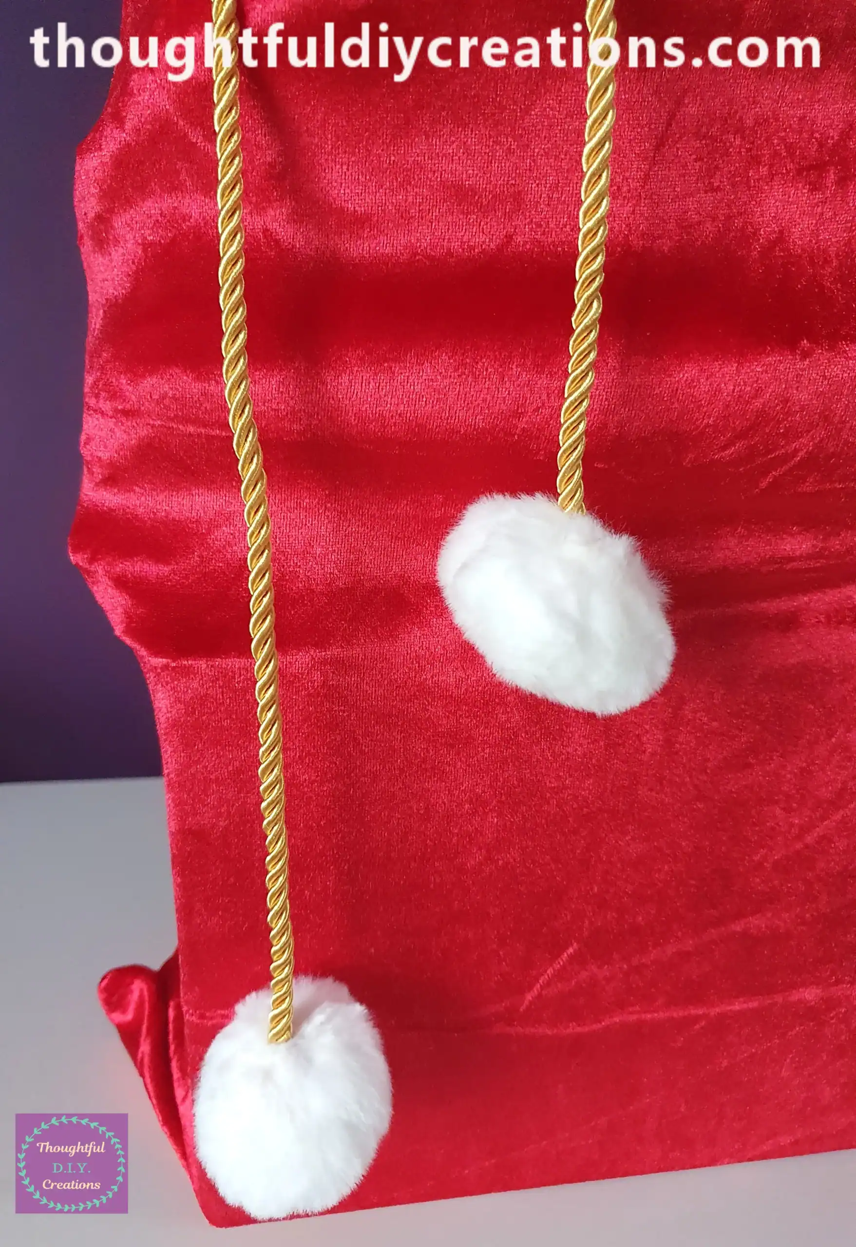 Gold Cord and Pom Poms