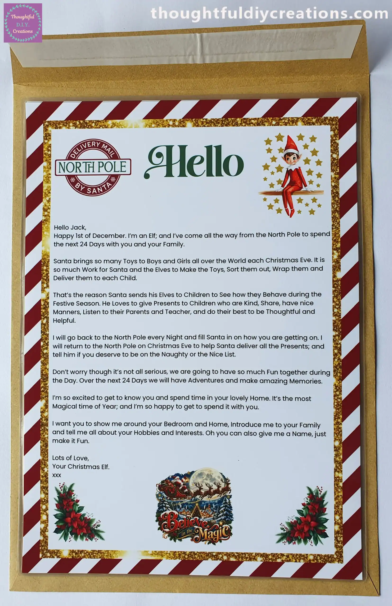 Hello Letter and Envelope