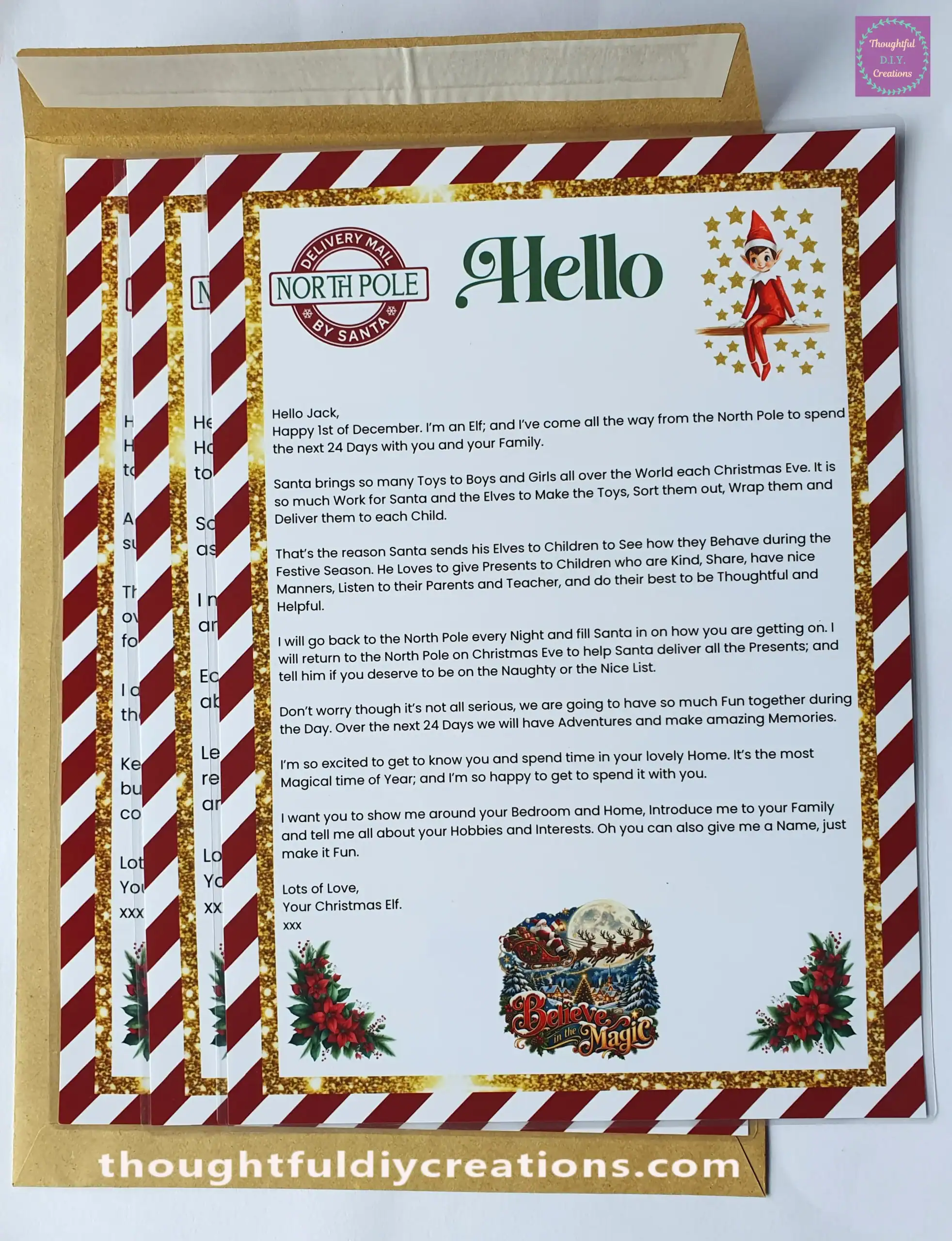 Letters and Envelope